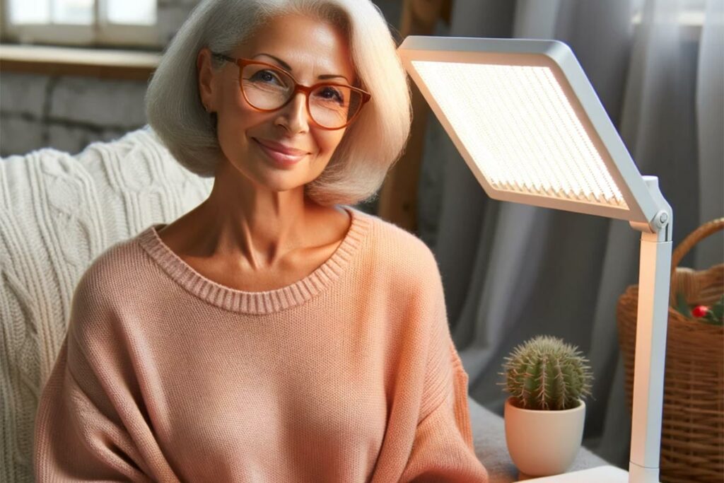 senior lampe luminotherapie